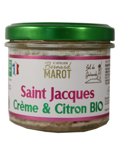 Saint-Jacques Crème & Citron Bio