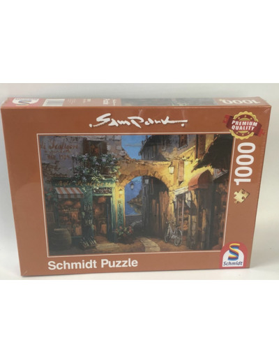 PUZZLE 1000 PIECES RUELLE AU LAC DE COME de chez SCHMIDT BOITE NEUVE