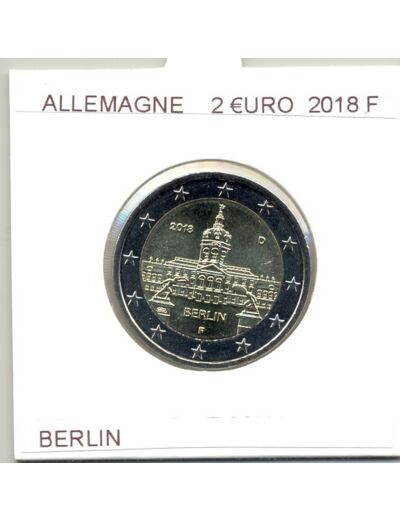 ALLEMAGNE 2018 F  2 EURO COMMEMORATIVE BERLIN SUP