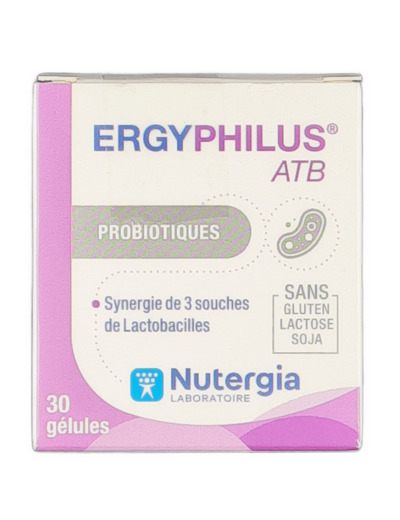 Ergyphilus ATB Probiotiques 30 Gélules 13g