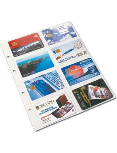 Pages TELECARTES souple (Yvert) par 5