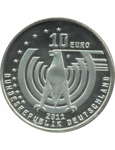 Allemagne 2011 F 10 EURO 125 ANS AUTOMOBILE BE