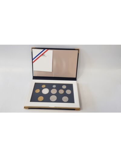 FRANCE 1991 COFFRET BE Belle Epreuve 10 Monnaies 1c à 100 Francs et 1 Médaille