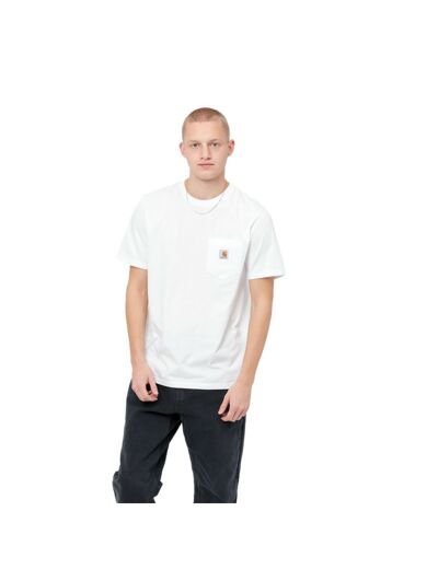 T-shirt manches courtes Carhartt Pocket Blanc
