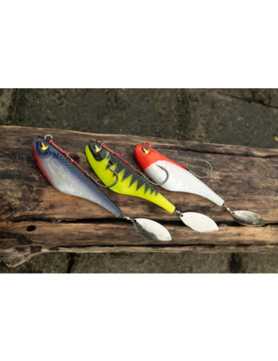 mad flash spin tail 14cm black