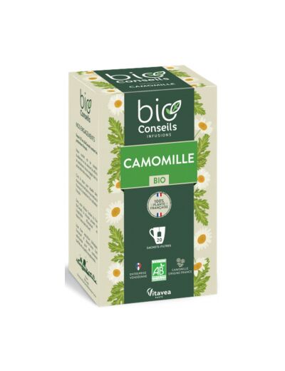 Infusion Camomille Bio France 20 sachets 24g
