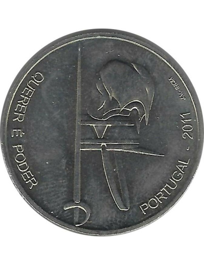 PORTUGAL 2011 2,50 EURO QUERER E PODER