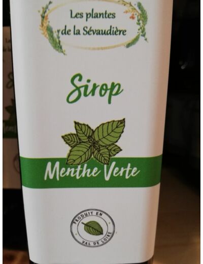 Sirop de menthe BIO