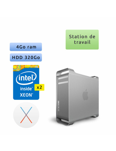 Apple Mac Pro Eight Core Xeon 3.0Ghz 4Go  A1186 2180 - Station de Travail