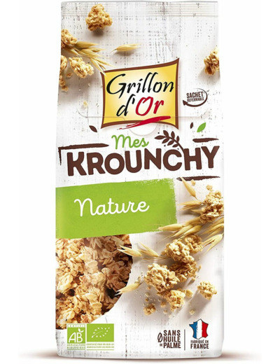 Krounchy avoine nature 500g Grillon d Or