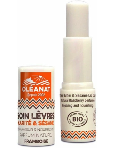 Soin levre karite sesame framboise 4.5g Oleanat