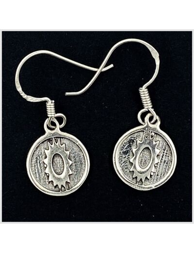 Boucles d'oreilles en Argent Massif