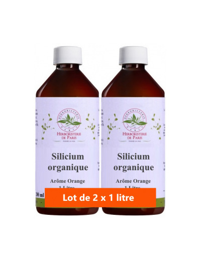 Lot de 2 Silicium organique 35 mg silicium 2 x 1 Litre