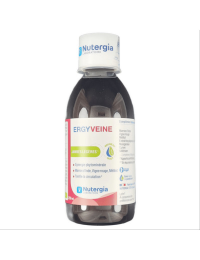 Ergyveine Jambes Légères 250ml