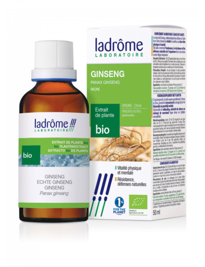 Extrait de Ginseng Bio-50ml-Ladrôme