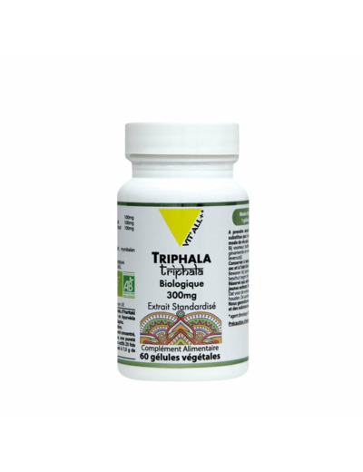 Triphala bio 300mg-60 gélules-Vit'all+