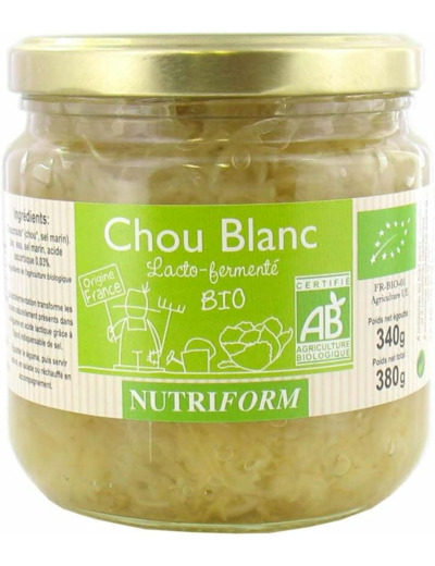 Choucroute au naturel 340g ne Nutriform