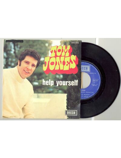 45 Tours TOM JONES "HELP YOURSELF" / "DAY BY DAY"