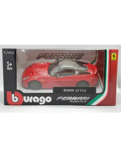 FERRARI 599 GTO BURAGO 1/43 BOITE D'ORIGINE NEUF