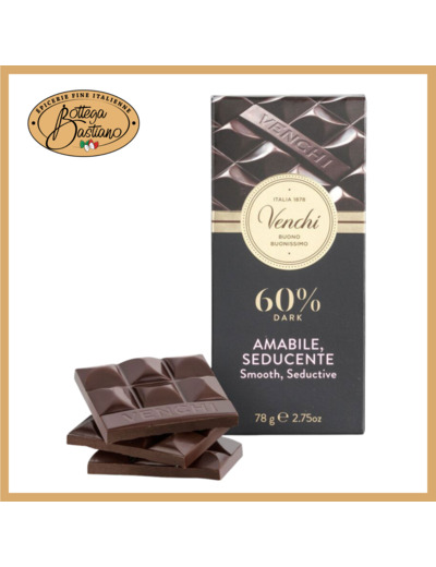 Tablette Venchi Noir Extra 60% 78G