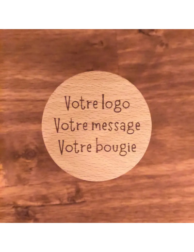 Gravure - Couvercle en bois personnalisé