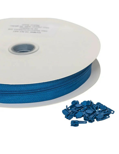 Rouleau Fermeture 10ml en 4mm bleu lavande N3-918