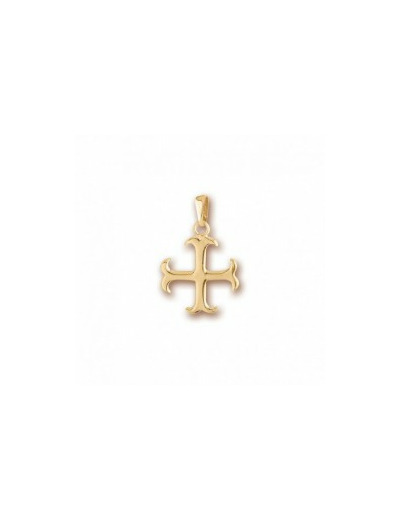 Croix Templière en Plaqué Or