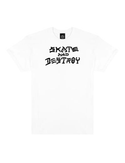 Tee Shirt THRASHER Skate & Destroy White