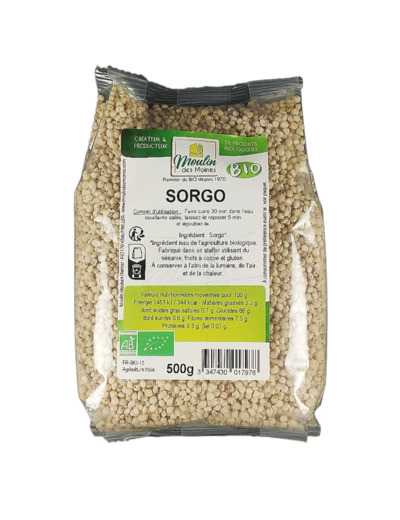 Sorgo Décortiqué 500g Bio