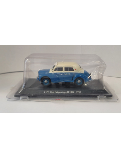 RENAULT 4 CV TAXI SAIGON TYPE R 1062 1955 1/43 BOITE D'ORIGINE