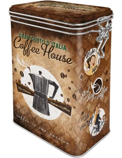 Boite Clip - Coffee House - Nostalgic Art