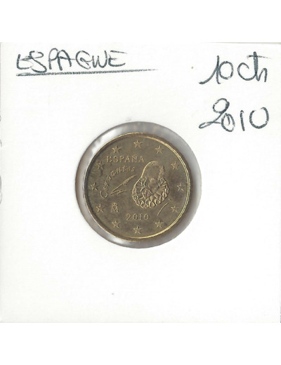 Espagne 2010 10 CENTIMES SUP-