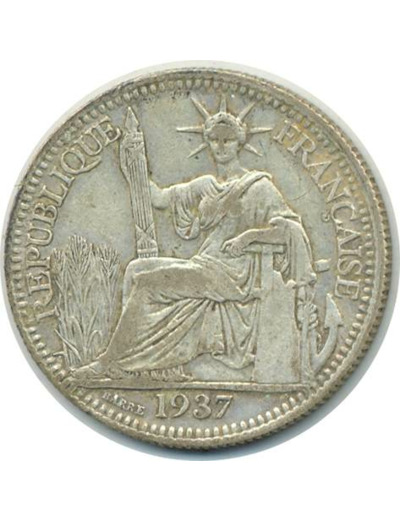 INDOCHINE 10 CENT 1937 A TB+ (Lec174)