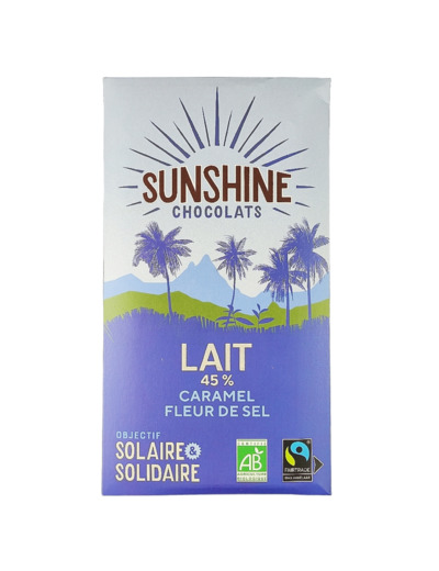 Tablette de Chocolat Lait Caramel 45% 100g Bio