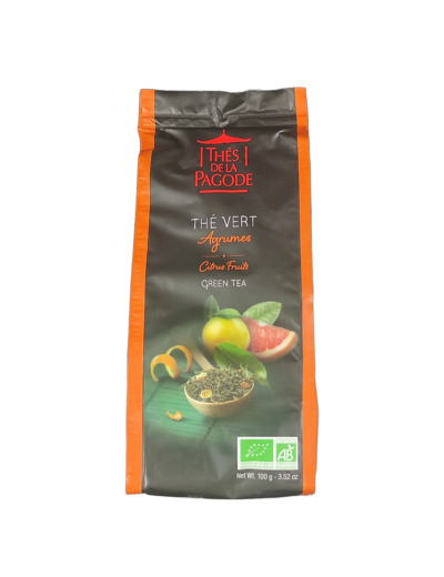 Thé Vert Agrumes 100g Bio
