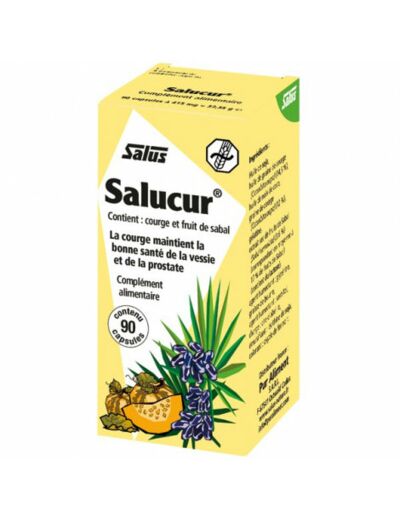 Salucur Sabal Courge-90 capsules-Salus