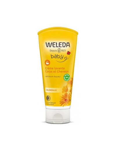 Crème lavante corps et cheveux au Calendula bébé 200ml