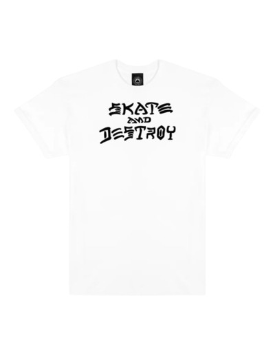 Tee Shirt THRASHER Skate & Destroy White