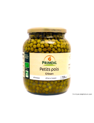 Petits pois Demeter Bio 680g