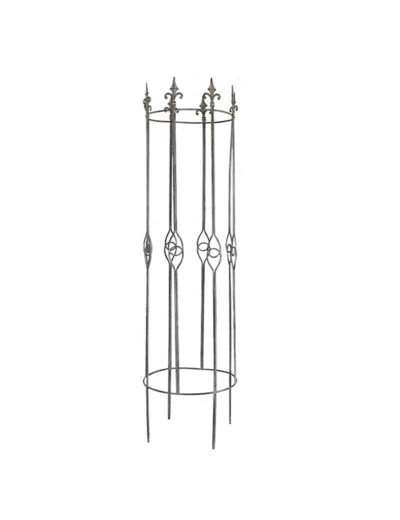 Grande colonne jardin fleur de lys 40x154cm