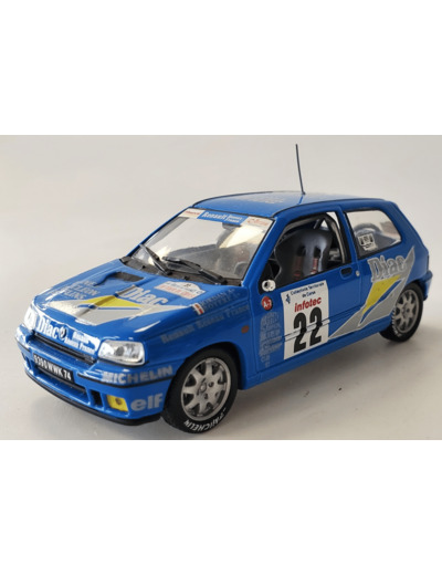 RENAULT CLIO 38 TOUR DE CORSE N22 1/43 AVEC BOITE