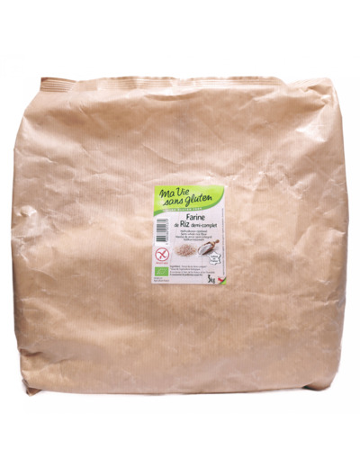 Farine Riz Demi-Complet Bio 3kg