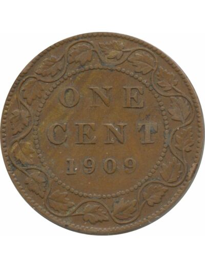 CANADA 1 CENT 1909 TTB