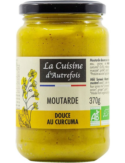 Moutarde douce aromates 370g La Cuisine d Autrefois