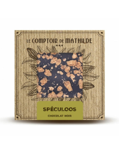 Tablette Spéculoos - Chocolat noir - 80G