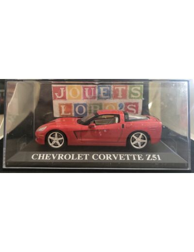 CHEVROLET CORVETTE Z51 ROUGE 1/43