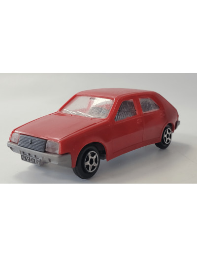 RENAULT 14 TL ROUGE NOREV PLASTIQUE 1/43 SANS BOITE