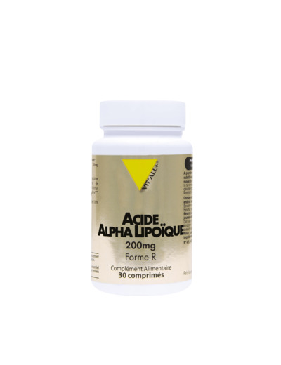 Acide Alpha-Lipoïque-200mg-30 comprimés-Vit'all+