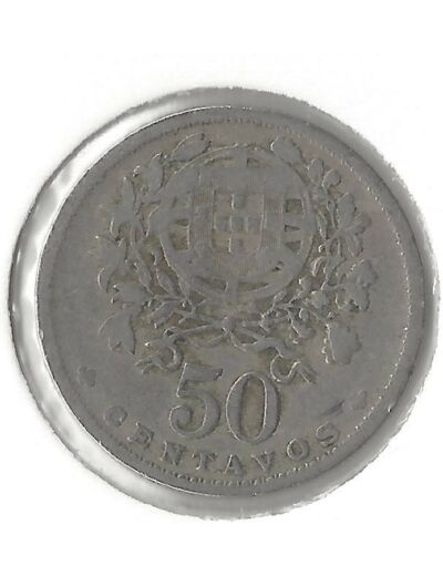 PORTUGAL 50 CENTAVOS 1938 TB