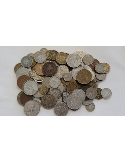 Lot 500 grammes monnaies DOM/ex-colonies